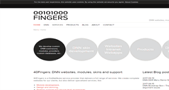 Desktop Screenshot of 40fingers.net